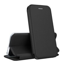 Samsung S942 S26 atverčiamas dėklas Elegant wallet juodas