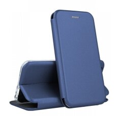 Samsung S942 S26 atverčiamas dėklas Elegant wallet tamsiai mėlynas