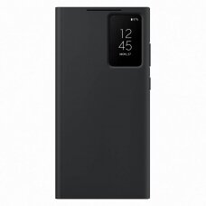 Dėklas Samsung Smart View Wallet Samsung Galaxy S23 Ultra Juodas (EF-ZS918CBEGWW)