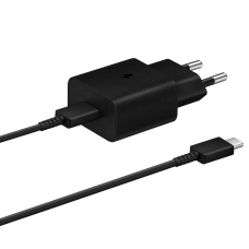 Originalus įkroviklis Samsung Travel Type-C EP-T1510XBEGEU Juodas (EU Blister)