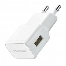 [Užsakomoji prekė] Samsung - Wall Charger (EP-TA50EWE) - USB, Fast Charger, 1.55A - Baltas