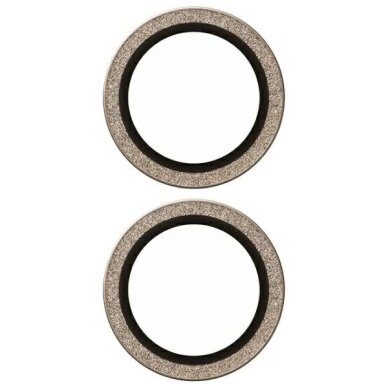 iPhone 16 / 16 Plus SAFE by PanzerGlass kameros apsauga gold/glitter gold SAFE95894 1