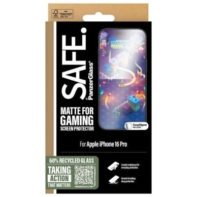 iPhone 16 Pro 6.3" SAFE by PanzerGlass Gaming Screen Protector Ultra-Wide Fit SAFE95887 3 iPhone 16 Pro 6.3" SAFE by PanzerGlass Gaming Screen Protector Ultra-Wide Fit SAFE95887 3