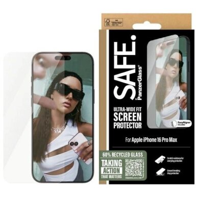 iPhone 16 Pro Max 6.9" SAFE by PanzerGlass Screen Protector Ultra-Wide Fit SAFE95878