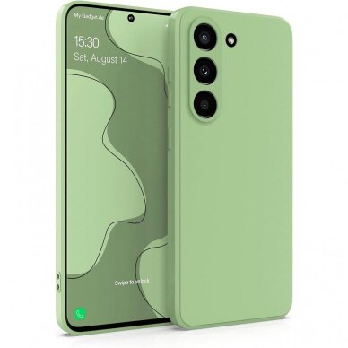 Samsung A175 A17 4G / A176 A17 5G Liquid Silicone dėklas 1,5 mm – mėtinis Samsung A175 A17 4G / A176 A17 5G Liquid Silicone dėklas 1,5 mm – mėtinis