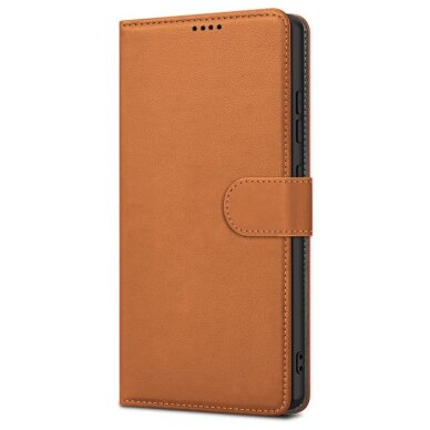 Samsung A376 A37 5G atverčiamas dėklas Fancy Wallet rudas Samsung A376 A37 5G atverčiamas dėklas Fancy Wallet rudas