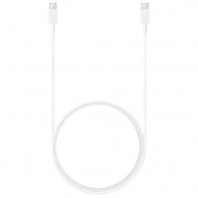 Samsung cable USB-C - USB-C 3A 480Mbps 1.8m Baltas (EP-DX310JWEGEU) Samsung cable USB-C - USB-C 3A 480Mbps 1.8m Baltas (EP-DX310JWEGEU)