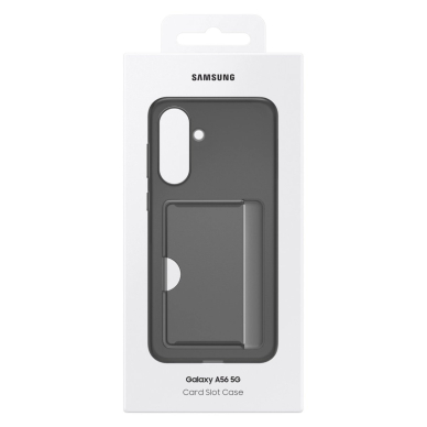 Samsung Card Slot dėklas EF-OA566TBEGWW su kortelių skyriumi skirtas Samsung Galaxy A56 5G - juodas 5