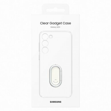 Samsung Clear Gadget Case skirta Samsung Galaxy S23+ cover ring holder stand Permatomas (EF-XS916CTEGWW) 4 Samsung Clear Gadget Case skirta Samsung Galaxy S23+ cover ring holder stand Permatomas (EF-XS916CTEGWW) 4