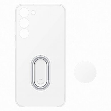 Samsung Clear Gadget Case skirta Samsung Galaxy S23+ cover ring holder stand Permatomas (EF-XS916CTEGWW) 8 Samsung Clear Gadget Case skirta Samsung Galaxy S23+ cover ring holder stand Permatomas (EF-XS916CTEGWW) 8