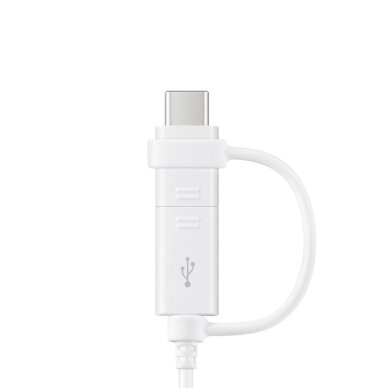 Kabelis Samsung Combo EP-DG930DWEGWW USB-A / micro USB - USB-C 1.5 m – baltas 1 Kabelis Samsung Combo EP-DG930DWEGWW USB-A / micro USB - USB-C 1.5 m – baltas 1