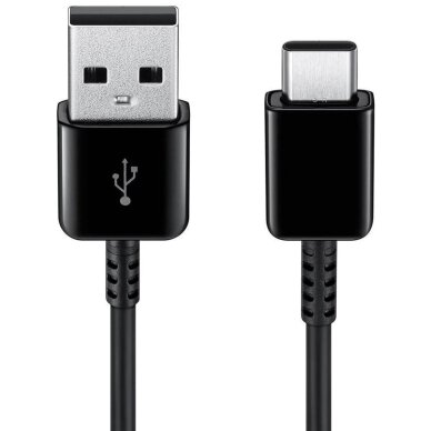 Samsung EP-DR140ABE USB-A - USB-C Cable 0.8m (Bulk - Replacement Packaging) - Black 1
