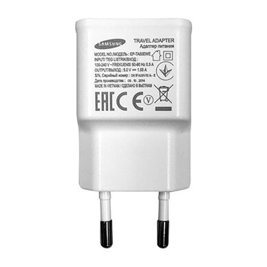 Samsung EP-TA50EWE 8W USB-A Wall Charger with MicroUSB Cable ECB-DU4AWE (Bulk - Replacement Packaging) - White 1 Samsung EP-TA50EWE 8W USB-A Wall Charger with MicroUSB Cable ECB-DU4AWE (Bulk - Replacement Packaging) - White 1