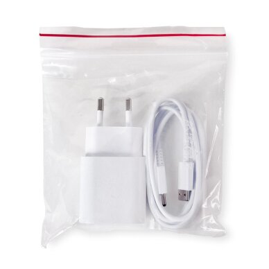Samsung EP-TA50EWE 8W USB-A Wall Charger with MicroUSB Cable ECB-DU4AWE (Bulk - Replacement Packaging) - White 2