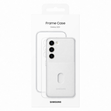 Dėklas Samsung Frame Samsung Galaxy S23 Plus Baltas (EF-MS916CWEGWW) 4 Dėklas Samsung Frame Samsung Galaxy S23 Plus Baltas (EF-MS916CWEGWW) 4