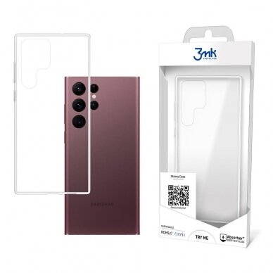 Dėklas 3mk Skinny Case Samsung Galaxy S22 Ultra 5G Skaidrus