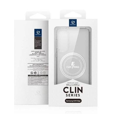 Samsung Galaxy S25 Edge Dux Ducis Clin Magsafe dėklas - skaidrus 1 Samsung Galaxy S25 Edge Dux Ducis Clin Magsafe dėklas - skaidrus 1