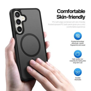 Samsung Galaxy S25 FE Dux Ducis Yind dėklas – juodas 2 Samsung Galaxy S25 FE Dux Ducis Yind dėklas – juodas 2