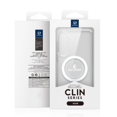 Samsung Galaxy S26 Plus Dux Ducis Clin MagSafe dėklas – skaidrus 2 Samsung Galaxy S26 Plus Dux Ducis Clin MagSafe dėklas – skaidrus 2