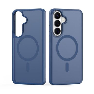 Samsung Galaxy S26 Plus Dux Ducis Yind MagSafe dėklas – tamsiai mėlynas Samsung Galaxy S26 Plus Dux Ducis Yind MagSafe dėklas – tamsiai mėlynas