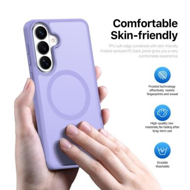 Samsung Galaxy S26 Plus Dux Ducis Yind MagSafe dėklas – violetinis 2 Samsung Galaxy S26 Plus Dux Ducis Yind MagSafe dėklas – violetinis 2