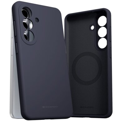 Samsung Galaxy S26 Plus Mercury Pure MagSafe Silicone dėklas – tamsiai mėlynas