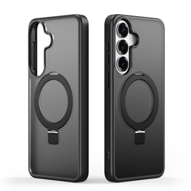 Samsung Galaxy S26 Plus (S947) Dux Ducis Yind Magnetic Stand dėklas – juodas