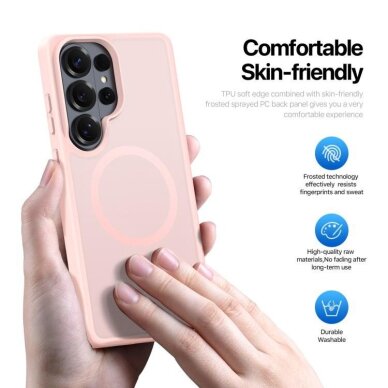 Samsung Galaxy S26 Ultra Dux Ducis Yind MagSafe dėklas – rožinis 2