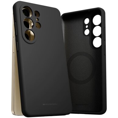 Samsung Galaxy S26 Ultra Mercury Pure MagSafe Silicone dėklas – juodas