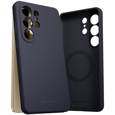 Samsung Galaxy S26 Ultra Mercury Pure MagSafe Silicone dėklas – tamsiai mėlynas