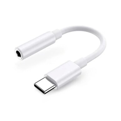 Samsung GP-TGU023AE DAC USB-C to 3.5mm mini jack adapter - white Samsung GP-TGU023AE DAC USB-C to 3.5mm mini jack adapter - white
