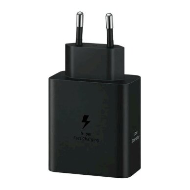 Samsung dvigubas tinklo įkroviklis Power Adapter Duo EP-T5020XBEGEU 2x USB-C 50W – juodas 1