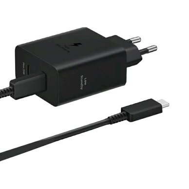 Samsung dvigubas tinklo įkroviklis Power Adapter Duo EP-T5020XBEGEU 2x USB-C 50W – juodas 3