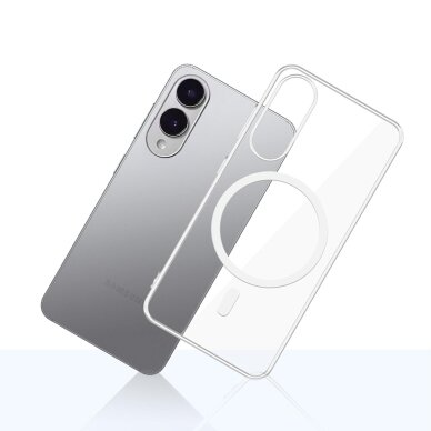 Samsung S937 S25 Edge 3mk Clear MagCase dėklas 1 Samsung S937 S25 Edge 3mk Clear MagCase dėklas 1