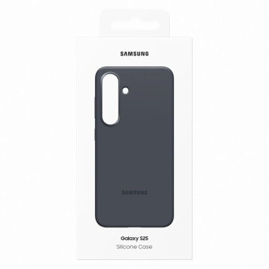 Samsung Silikoninis Dėklas EF-PS931CBEGWW skirtas Samsung Galaxy S25 - Juodas 5