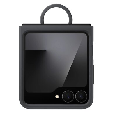 Samsung Galaxy Z Flip7 FE Samsung silikoninis dėklas – juodas 5