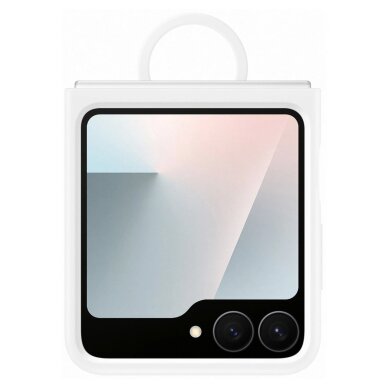 Samsung Galaxy Z Flip7 FE silikoninis dėklas – baltas 2