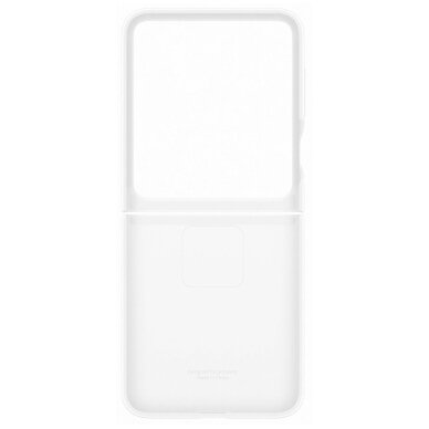 Samsung Galaxy Z Flip7 FE silikoninis dėklas – baltas 5