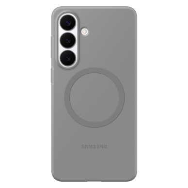 Samsung Galaxy S26+ Samsung Silicone Magnet MagSafe suderinamas dėklas – pilkas 1