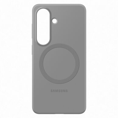 Samsung Galaxy S26 Samsung Silicone Magnet MagSafe dėklas – pilkas 3