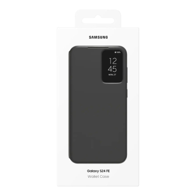 Samsung Smart View Piniginės tipo Dėklas EF-ZS721CBEGWW skirtas Samsung Galaxy S24 FE - Juodas 4