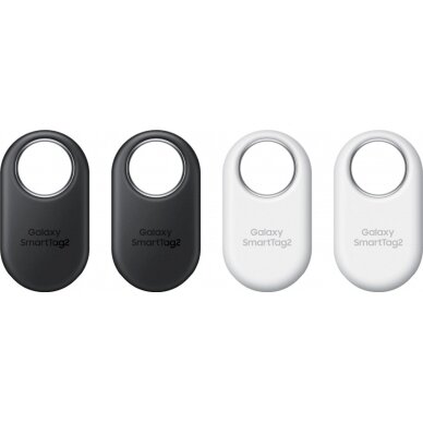 Samsung SmartTag2 (4 vnt.) 2 vnt. balti + 2 vnt. juodi