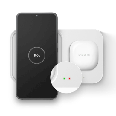 Samsung Wireless Duo EP-P5400BWEGEU indukcinis įkroviklis 15W – baltas 12