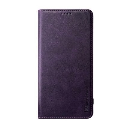 Samsung G991 S21 5G atverčiamas dėklas HDD Magnetic Wallet Prestige violetinis