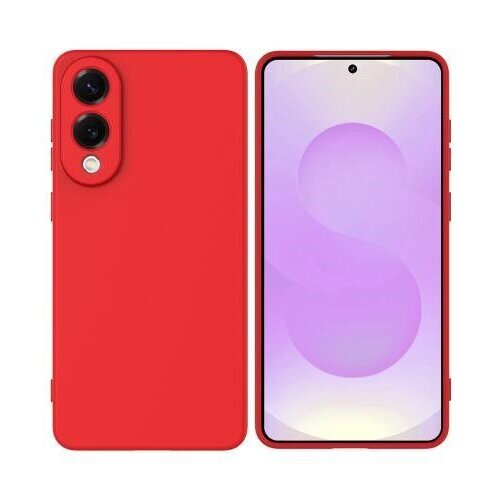 Samsung S937 S25 Edge – Liquid Silicone 1.5mm dėklas - Raudonas Samsung S937 S25 Edge – Liquid Silicone 1.5mm dėklas - Raudonas