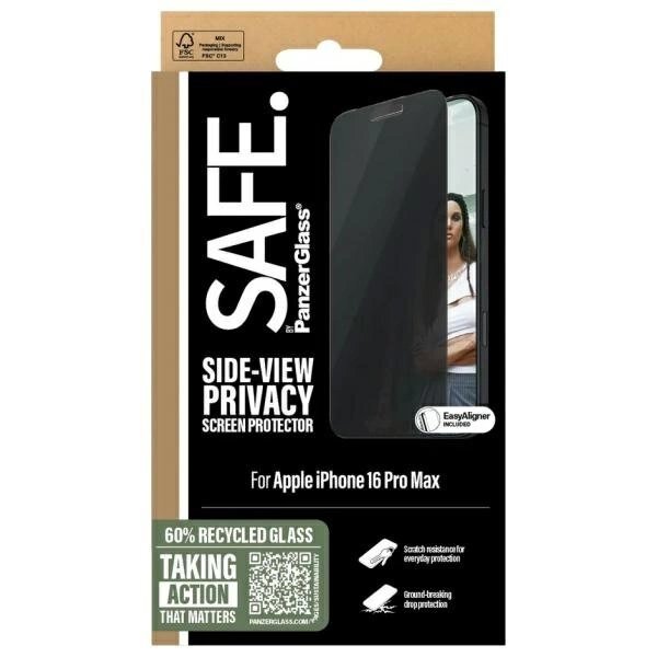 iPhone 16 Pro Max 6.9" SAFE by PanzerGlass Privacy Screen Protector Ultra-Wide Fit SAFEP95878 3