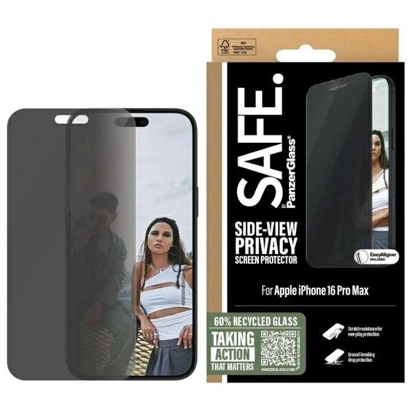iPhone 16 Pro Max 6.9" SAFE by PanzerGlass Privacy Screen Protector Ultra-Wide Fit SAFEP95878