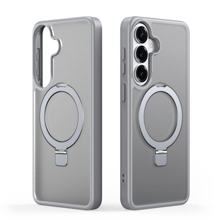 Samsung Galaxy S26 Dux Ducis Yind Magnetic Stand dėklas – pilkas Samsung Galaxy S26 Dux Ducis Yind Magnetic Stand dėklas – pilkas