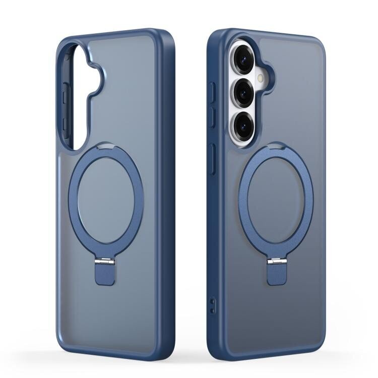 Samsung Galaxy S26 Plus (S947) Dux Ducis Yind Magnetic Stand dėklas – tamsiai mėlynas