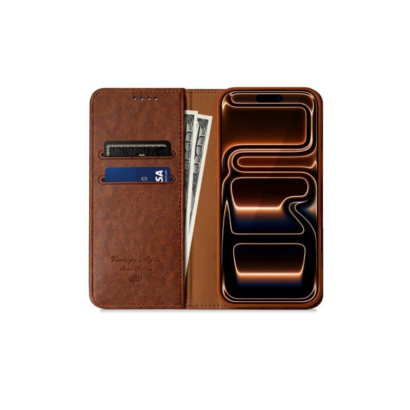 Samsung A165 A16 4G/A166 A16 5G atverčiamas dėklas HDD Clasp Wallet Prestige mėlynas 5